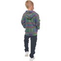 Paris Words Motif Colorful Pattern Kids  Hooded Pullover View2