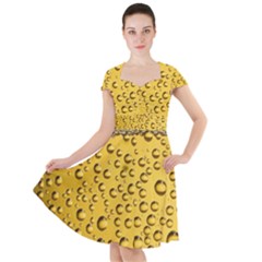 Beer Bubbles Cap Sleeve Midi Dress by Wegoenart