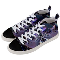 The High Priestess Card Men s Mid-top Canvas Sneakers by MRNStudios