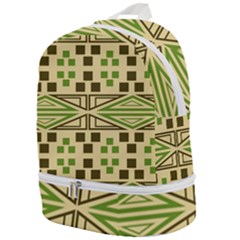 Abstract Pattern Geometric Backgrounds  Zip Bottom Backpack by Eskimos