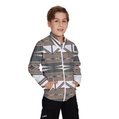 Abstract Pattern Geometric Backgrounds  Kids  Windbreaker by Eskimos