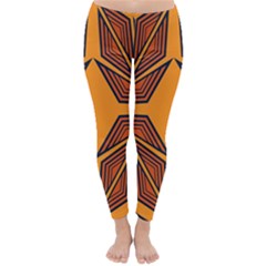 Abstract Pattern Geometric Backgrounds  Classic Winter Leggings by Eskimos