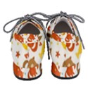 Seamless Pattern With Kittens White Background Pointed Oxford Shoes View4