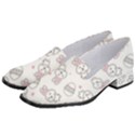 Cute Pattern With Easter Bunny Egg Women s Classic Loafer Heels View2