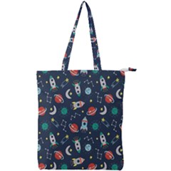 Cute-patterns- Double Zip Up Tote Bag by Jancukart