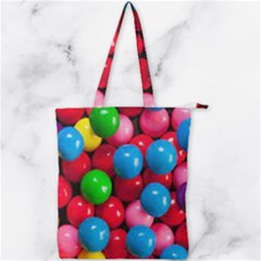 Bubble Gum Double Zip Up Tote Bag by artworkshop