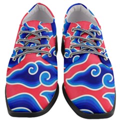 Batik Megamendung Women Heeled Oxford Shoes by artworkshop