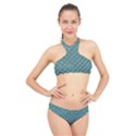 Bubble Wrap High Neck Bikini Set View1