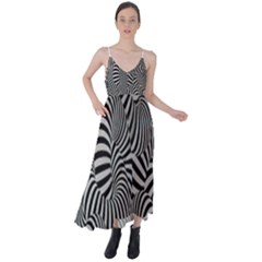 Pattern Tie Back Maxi Dress by artworkshop