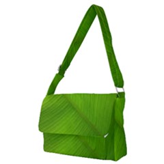 Banana Leaf Full Print Messenger Bag (m) by artworkshop