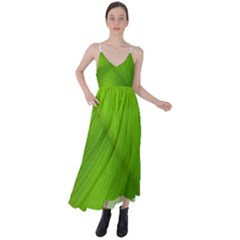 Banana Leaf Tie Back Maxi Dress by artworkshop