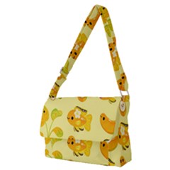 Banana Cichlid Full Print Messenger Bag (m) by artworkshop