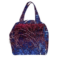 Autumn Fractal Forest Background Boxy Hand Bag by Amaryn4rt