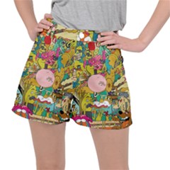 Cartoon Wallpapers Ripstop Shorts by Jancukart