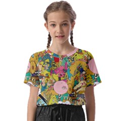 Cartoon Wallpapers Kids  Basic Tee by Jancukart