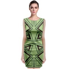 Abstract Pattern Geometric Backgrounds Classic Sleeveless Midi Dress by Eskimos