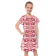 Abstract Pattern Geometric Backgrounds  Kids  Drop Waist Dress by Eskimos