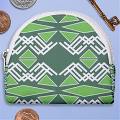 Abstract Pattern Geometric Backgrounds  Horseshoe Style Canvas Pouch by Eskimos