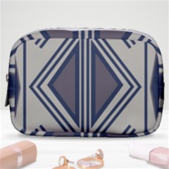 Abstract Pattern Geometric Backgrounds  Make Up Pouch (small) by Eskimos