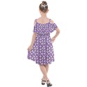 Purple Ghost Kids  Cut Out Shoulders Chiffon Dress View2