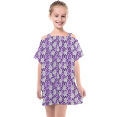 Purple Ghost Kids  One Piece Chiffon Dress by NerdySparkleGoth