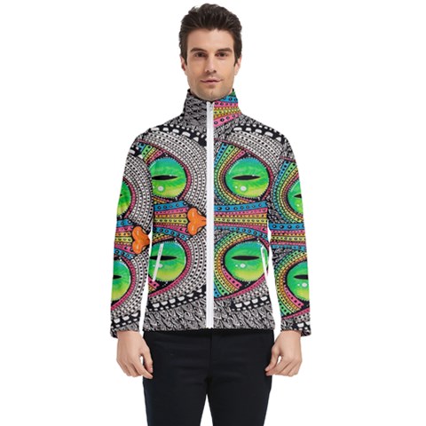 Alice In Wonderland Cat Men s Bomber Jacket by artworkshop