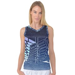 Attack On Titan Scouting Legion Women s Basketball Tank Top by artworkshop