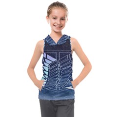 Attack On Titan Scouting Legion Kids  Sleeveless Hoodie by artworkshop