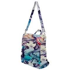 Beautifull Ariel Little Mermaid  Painting Crossbody Backpack by artworkshop