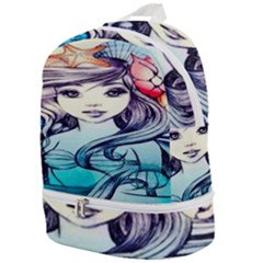 Beautifull Ariel Little Mermaid  Painting Zip Bottom Backpack by artworkshop