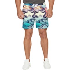 Beautifull Ariel Little Mermaid  Painting Men s Runner Shorts by artworkshop