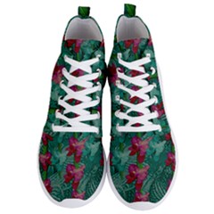 Rare Excotic Forest Of Wild Orchids Vines Blooming In The Calm Men s Lightweight High Top Sneakers by pepitasart