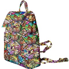 Character Disney Stained Buckle Everyday Backpack by artworkshop