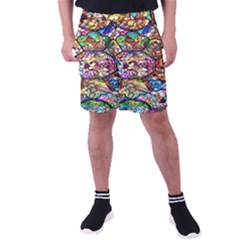 Character Disney Stained Men s Pocket Shorts by artworkshop