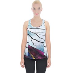 Anna Disney Frozen Stained Glass Piece Up Tank Top by artworkshop