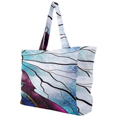 Anna Disney Frozen Stained Glass Simple Shoulder Bag by artworkshop