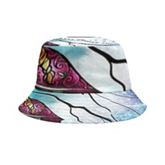 Anna Disney Frozen Stained Glass Inside Out Bucket Hat by artworkshop