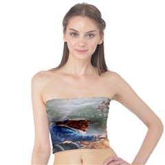 Beauty And The Beast Castle Tube Top by artworkshop