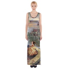 Beauty And The Beast Castle Thigh Split Maxi Dress by artworkshop