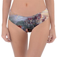 Beauty And The Beast Castle Reversible Classic Bikini Bottoms by artworkshop