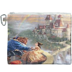 Beauty And The Beast Castle Canvas Cosmetic Bag (xxxl) by artworkshop