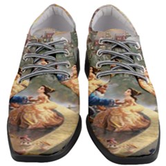 Beauty And The Beast Castle Women Heeled Oxford Shoes by artworkshop