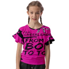 Bow To Toe Cheer Kids  Cut Out Flutter Sleeves by artworkshop