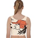 Catcher In The Rye Velvet Racer Back Crop Top View2