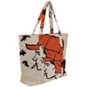 Catcher In The Rye Zip Up Canvas Bag View2