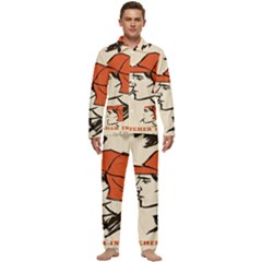 Catcher In The Rye Men s Long Sleeve Velvet Pocket Pajamas Set by artworkshop