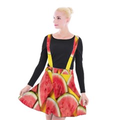 Watermelon Suspender Skater Skirt by artworkshop