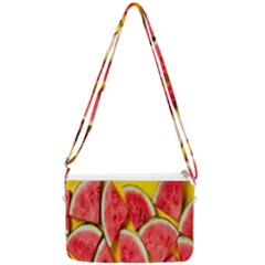 Watermelon Double Gusset Crossbody Bag by artworkshop