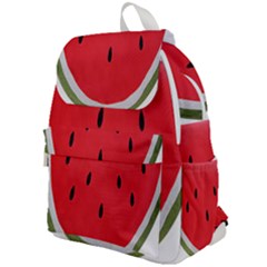 Watermelon Pillow Fluffy Top Flap Backpack by artworkshop