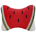 Watermelon Pillow Fluffy Velour Seat Head Rest Cushion View1